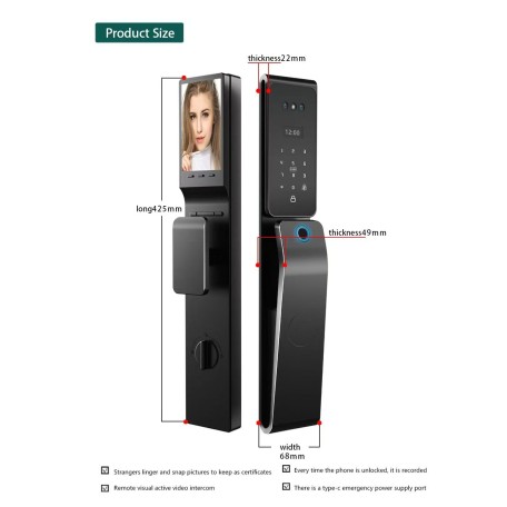 ჭკვიანი კარის საკეტი - 920Pro