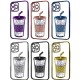 ქეისი - MILKSHAKE LIQUID GLITTER CHROME-PLATED SEMIHARD COVER CASE