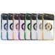 ქეისი - CHROME-PLATED LOGO HOLE CLEAR SOFT COVER CASE WITH LENS PROTECTION