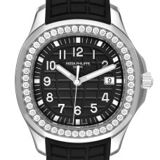 Patek Philippe Watch Aquanaut  Steel Black Dial Diamond