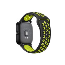 Sport Silicone Bracelet For Amazfit  Black/Green